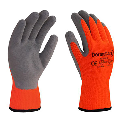 Guantes de seguridad de acrílico y látex