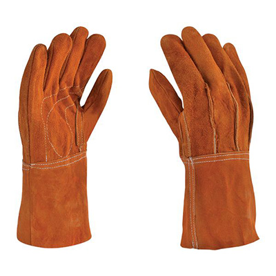 Guantes de carnaza