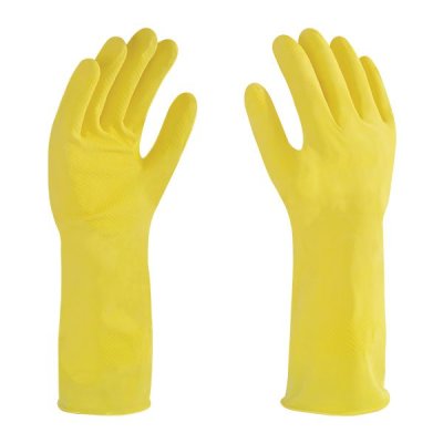 Guante látex amarillo C/F